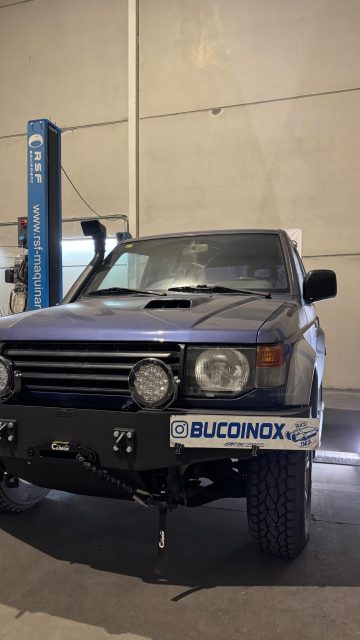Un antes y un después de un primer cambio para este Mitsubishi Montero 💣🚀 #bucoinoxweldings #bucoinox #offroad #offroading #4x4